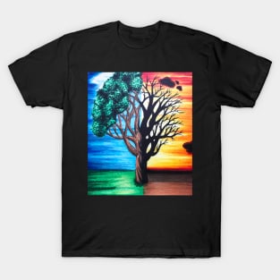 Summer and Scorched Tree T-Shirt